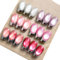 Glass Cat Eye Gel Nail Polish Set with Magnet, Silk Magnetic Cats Eye Gel Polish Jelly Siliver Nude Pink Red Ceramic Cateye Soak Off Salon Quality, Nude Pink Set