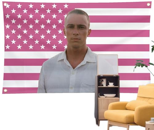 Drew Flag Drapeau Am-erican Starkey, bannière Drew Banner Starkey Drapeau amusant, 9,1 x 1,5 m, tapisserie amusante pour pelouses, cours, jardins, terrasses et balcons