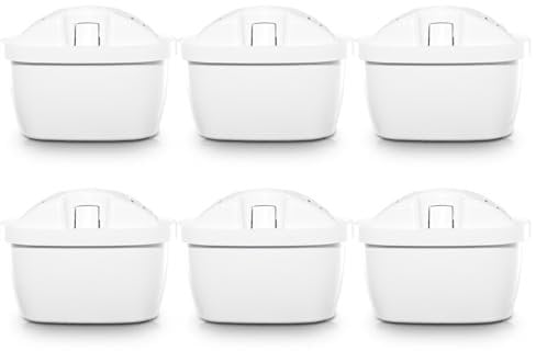 Mutital Wasserfilter Kartuschen 6 Stück Ersatz für Brita wasserfilter Maxtra + Filterkartuschen, aquaphor, Brita Filterkartuschen, Aktivkohlefilter, Kompatibel Water Filter Kanne, Dafi (6)