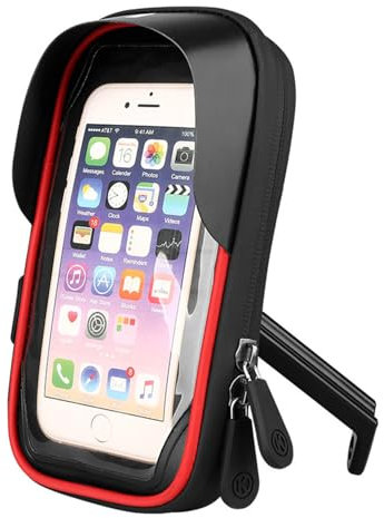 LMYSLCDW Porta Cellulare Moto per Suzuki Burgman 400 2000-2024,Flessibile Regolabile Smartphone Manubrio/Supporto Cellulare nello Specchietto Accessori,A