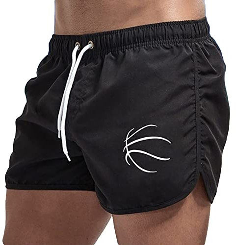 Pantaloncini da Bagno da Uomo, Costume Piscina Uomo Pantaloncini Bagno Calzoncini Piscina con Coulisse Costume Ad Asciugatura Rapida Costume Pantaloncino Uomo Solid Boxer Swim Trunks