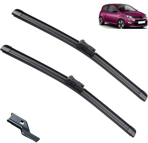 PAPEP Frontscheibenwischer für Renault Twingo 2 BJ 2007-2014 24+16, Windschutzscheibe Fenster Regenbürsten Auto Scheibenwischer Fensterbürsten Auto Zubehör