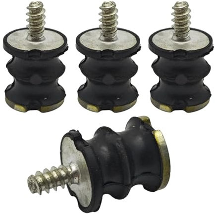 4 piezas de soporte de amortiguador AV aislador pequeño for motosierra Husqvarna 61, 66, 266, 268 y 272, repuesto for herramienta de jardín