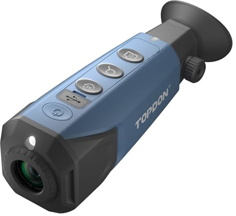 TOPDON Thermal Imaging Monocular TS004 Pro, 384 * 288 IR, 19mm 50H 32GB | 512*384 TISR resolution, 10H life, 8X Zoom, 600M detection for extended outdoor exploration, wildlife viewing, hunting trips