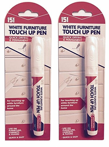 2 x White Furniture Touch Up Pen Marker Permanent Remove Marks Use On Cabinet Floor Wilsons Direct