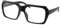 grinderPUNCH XL übergroße schwarze Nerd-Klarbrille – Herren und Damen – quadratisches Kostüm (Mattschwarz)