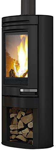 Edilkamin 808380 Tally 8 Poêle en acier Noir/A+