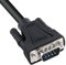 DTECH RS232 Serial Cable Extension Male to Female 2m 9 Pin Straight Through (6ft,Black)