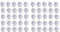 VORCOOL 50 Pcs 22mm Bunter Weiß Glocke，Farben Weiß Schellen Bunte Metallglöckchen，Glöckchen zum Basteln Kleine Glocke Schellen Glocke für Weihnachtsdekoration DIY Schlüsselanhänger
