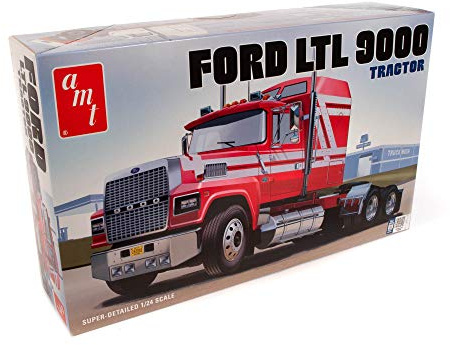 AMT Round2 591238-1/24 Ford LTL 9000 Semi Tractor - Maßstab 1:24