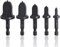 Bestgle 5 Pcs Swaging Tool Drill Bit Set, 1/4 Inch Hex Shank Copper Pipe Swagging Drill Bits Air Conditioner Tube Expander Flaring Tools Copper Pipe Swagging Flare Tools Copper Tubing Repairment Kit