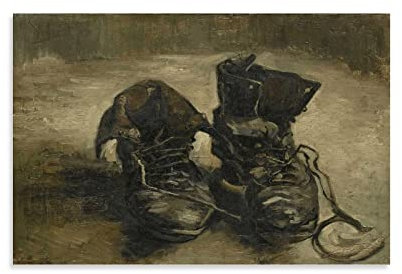 Vincent Van Gogh – Ein Paar Schuhe Kunst Poster Dekorative Malerei Leinwand Wandkunst Wohnzimmer Poster Schlafzimmer Gemälde 40 x 60 cm