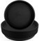 HAKZEON Lot de 10 Soucoupes Rondes en Plastique, Noir Plateaux de Planteur de 30,5 cm pour Pot de Fleurs, pour Intérieur et Extérieur