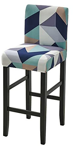 Meigeh Stuhlbezug Hoch Barhocker Abdeckungen Bar Stuhlhussen Bezug für Hochstuhl Stühle Überzüge für Barhocker Esszimmer Stuhlbezüge