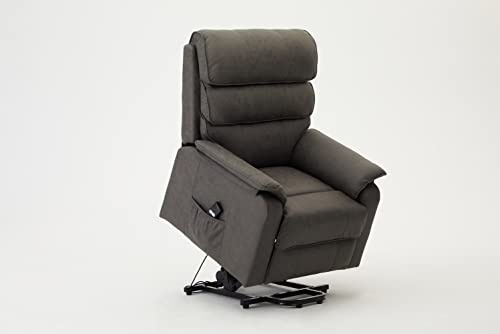 Home Detail Blair Lift and Tilt Electric Recliner Armchair Grey Air Leather