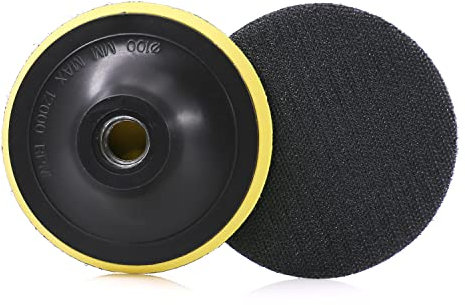 YDROWN 2Pcs 4 Inch Hook and Loop Backing Pad Sanding Holder Polishing Backer Plate with 5/8-11 Thread for Car Polishing Tool Orbital Sander Buffer Polishing