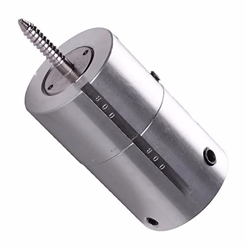 Jieotwice Mandrin Excentrique de Tour à Bois M33x3.5 Filetage Rotation Multi-Angle Avec Mandrin de Serrage Excentrique en Alliage D'Aluminium à Échelle