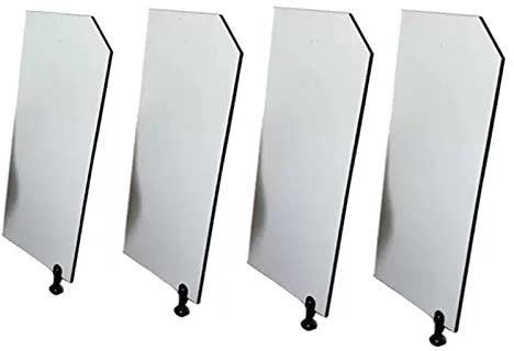 BESNUT Sichtschutz for öffentliche Sanitäranlagen, Urinal-Trennwand-Verlängerung for Hotel-Urinale, an der Wand montierte Urinal-Trennwand aus Holz, wasserdichte Toiletten-Trennwand for Herren
