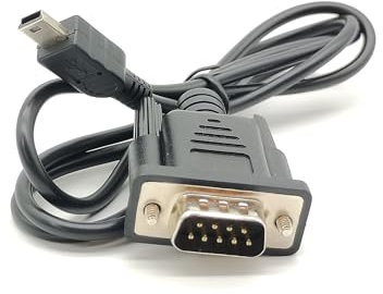 Elecbee Mini USB auf RS232 Seriell Adapter Konverter Kabel RS232 DB9 Stecker 1 m