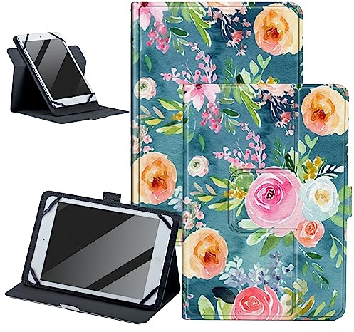 Universal-Schutzhülle für 26,7–29,2 cm (10,5 - 11,5 Zoll) Tablets, 360 Grad drehbar, verstellbarer Ständer, PU-Leder, für alle Arten von Android/iOS/Windows-Tablets von 26,7 - 29,2 cm (10,5 - 11,5