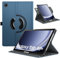 TiMOVO Coque Rotative pour Samsung Galaxy Tab A9+/A9 Plus 11 2023 SM-X210/X216/X218, Couvercle de Support Rotatif à 90 Degrés pour Tablette Galaxy Tab A9+ Veille Automatique, Bleu Jean