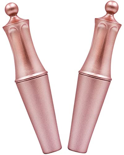 Healeved 2piezas Delineador Líquido Magnético De Ojos Color Dorado Herramienta De Maquillaje Para Uso Pestañas Postizas y Maquillaje Diario