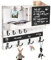 BlyeMichdi Porte-Clés Mural avec 16 Crochets, Support Mural avec Étagère de Rangement, Étagère Murale pour Porte-Clés, Boîte à Clés Murale Décorative, Organiseur pour Entrée, Salon, Couloir, Bureau