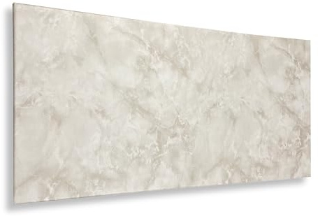 Polystyrol Paneele, Styropor Deckenpaneele XL Wandpaneele, Dekoren, Marmerlook Marmor Imitat Decken - Wandverkleidung, 3mm dick - 100x50cm 8m² - 16 Stück
