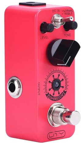 Customize what you need Compressor Guitar Pedal Mini Compressor Effects Pedal Ultimate Comp 2 Modes Effect Pedal Pure Analog for Electric Guitar Effect Pedal True Bypass DC 9V 6.35mm Input/Output Inte