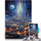 Intellektuelles Spiel Fantasieschloss Puzzle für Erwachsene, 1000 Teile 26x38cm Geburtstagsgeschenk, Geschenke, Wandkunst Geeignet ab 14 Jahren