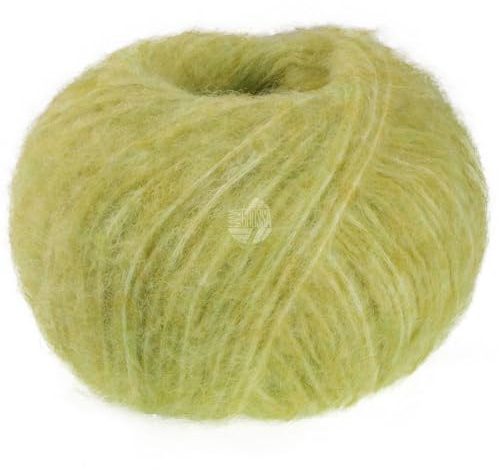 LANA GROSSA Alpaca Air II | Leichtes Schlauchgarn mit Baumwolle | Handstrickgarn aus 50% Alpaka (Baby), 27% Polyamid, 14% Baumwolle & 9% Schurwolle (Merino) | 50g Wolle, Stricken & Häkeln | 140m FB 31
