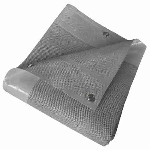 Tecplast Bâche Carport Micro-Perforée 3x6 m Grise - Garantie 5 Ans - MP460CP - Bâche PVC perméable - Made in France