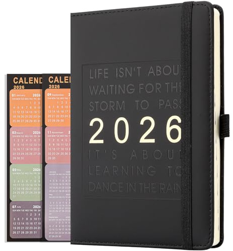 Tagesplaner 2026, Akademischer Kalender Tag pro Seite, von Januar 2026 bis Dezember 2026, Bester Tagesplaner & Tageskalender zur Steigerung der Produktivität & Dankbarkeitstagebuch Persönlicher
