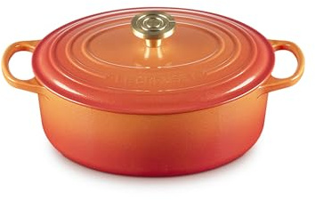 Le Creuset Flamme Dorée Cocotte ovale 29 cm