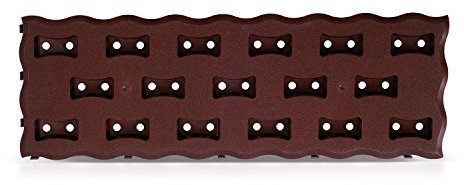 Gehwegplatten Rasengittersteine Platten Kunststoff Beetplatten Terassenplatten Bodenplatten braun