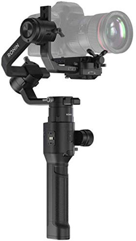 DJI Ronin-S Handheld Camera Stabilizer, Video Stabilizer 3-Axis, Max operating speed 75 kph, Tested payload capacity 3.6 kg, Max battery life 12 hrs, Professional Stability, Innovative Design
