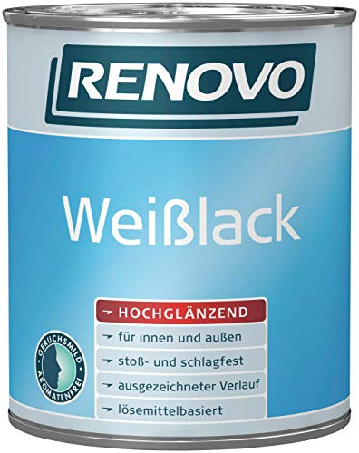 Renovo Weisslack Hochglänzend 0095 Weiss 2,5 Liter Innen & Außen