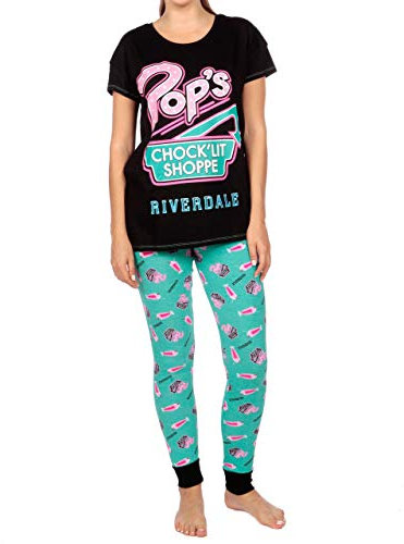 Riverdale Damen Pop's Chock'lit Shoppe Schlafanzuge Mehrfarbig Small