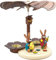 Rudolphs Schatzkiste Osterdekoration Pyramide mit Hasen und Vogelhaus BxHxT 26x25x26cm NEU Ostern Pyramide Osterpyramide Holzpyramide Tischdekoration Dekoration Weihnachten Wärmespiel Lichter Figur