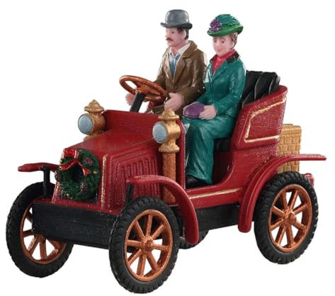 Lemax 93426 Christmas Village First Car In Town