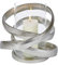 Lambert - Lombardo - Windlicht - Aluminium vernickelt - Maße (ØxH): 39 x 28 cm