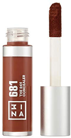 3INA MAKEUP - The 24H Concealer 681 - Kaffee - Alle Hauttypen - Langanhaltend Formel - Flüssiger Concealer dunkle Augenringe Hautunreinheiten - Weicher Applikator - Vegan - Cruelty Free
