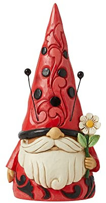 Enesco Jim Shore Heartwood Creek Marienkäfer-Zwergfigur, 16,5 cm, Mehrfarbig