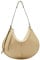 Liebeskind Berlin Damen Naomi Heavy Pebble Hobo L, Oat, Large (HxBxT 41.3cm x 51.7cm 0.5cm) EU