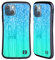 Head Case Designs Licenza Ufficiale PLdesign Blu Verde Bamboo Scintillante Custodia Cover Ibrida Compatibile con Apple iPhone 13
