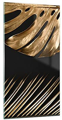 ARTTOR Glasbild 65x120 cm Wandbild Glasdruck Botanik - 5028