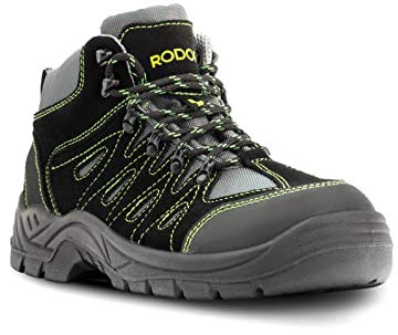 RODOPI Airgee-Force S3 Arbeitsschuhe für Herren und Damen Gr.38-47 Sicherheitsschuhe Wildleder EN ISO 20345:2011 (eu_footwear_size_system, adult, numeric, medium, numeric_44)