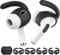 AhaStyle AirPods Pro 2 Ear Hooks【Added Storage Pouch】4 Pairs Anti-Slip Ear Covers Silicone Accessories Compatible with Apple AirPods Pro 2nd Generation 2022 (2 Large+2 Small, Black)
