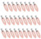 ZEVONDA 26 PCS Keine Falten Haarspangen - Keine Biegung Make-up Clips Haarstyling Friseur Haarnadeln für Mädchen Frauen (Rosa)