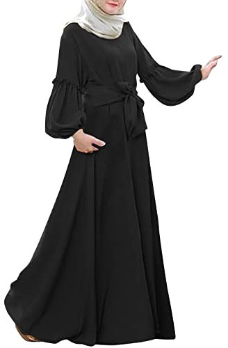 Muslimisches Kleid für Damen, zweiteilig, Gebetskleid mit Hijabs, Niqab, Gesichtsbedeckung, weich, atmungsaktiv, Lange Ärmel, islamische Kleidung, türkisches Kleid, Einheitsgröße